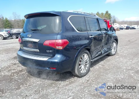 2016 Infiniti Qx80 from USA, damaged, VIN JN8AZ2NC8G9401962